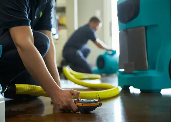 water damage restoration service Lahoma
